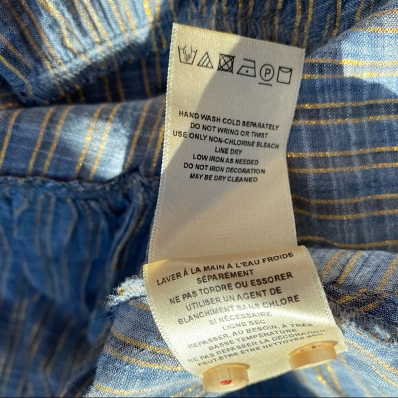 Anthropologie HD in Paris Ella Embroidered PeplumCute Stylish Dramatic Summer XS - Picture 9 of 9